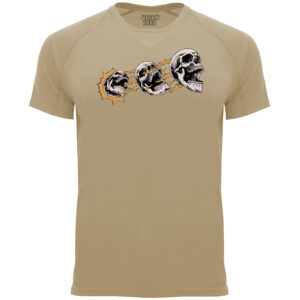 beżowa koszulka sportowa Feel The Power