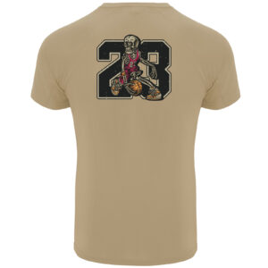beżowa koszulka sportowa Death match