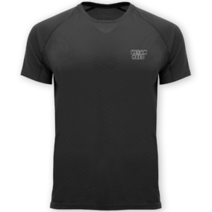 czarna koszulka sportowa basic