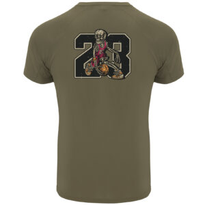 khaki koszulka sportowa Death match