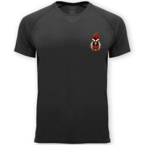 Czarna koszulka sportowa rooster