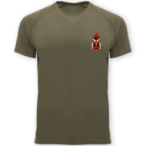 Khaki koszulka sportowa rooster