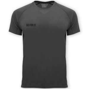 grafitowa koszulka sportowa Go for it