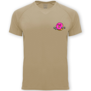 beżowa koszulka sportowa motivated donut