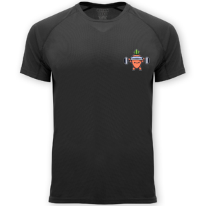 czarna koszulka sportowa Go Carrot