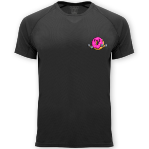 czarna koszulka sportowa motivated donut