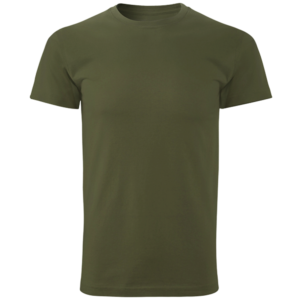 khaki koszulka bawełniana