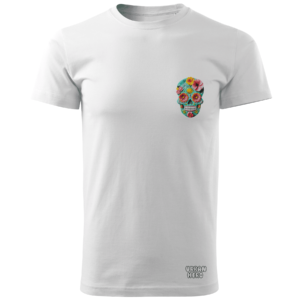 biała koszulka summer skull