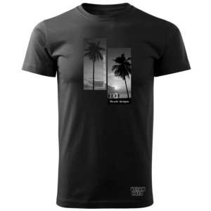 czarna koszulka the wild life begins