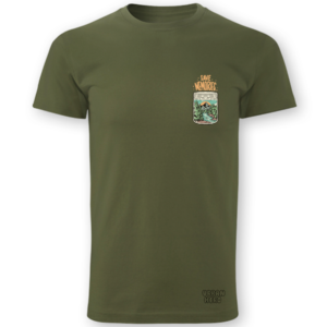 khaki koszulka save memories