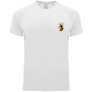 Biała koszulka sportowa osa