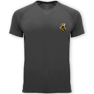 Grafitowa koszulka sportowa osa