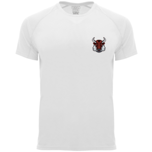 biała koszulka sportowa furious bull