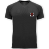 czarna koszulka sportowa furious bull