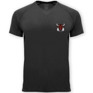czarna koszulka sportowa furious bull