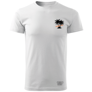 biała koszulka summer time