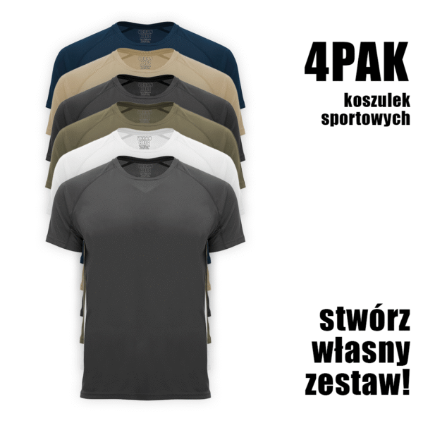 4PAK koszulek sportowych