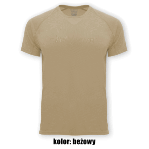 beżowa koszulka sportowa basic