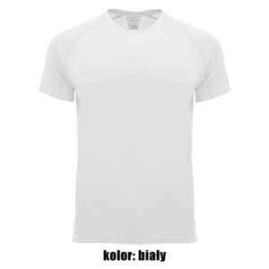 biała koszulka sportowa basic