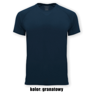 granatowa koszulka sportowa basic