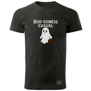 Czarna koszulka Boo-ssiness casual