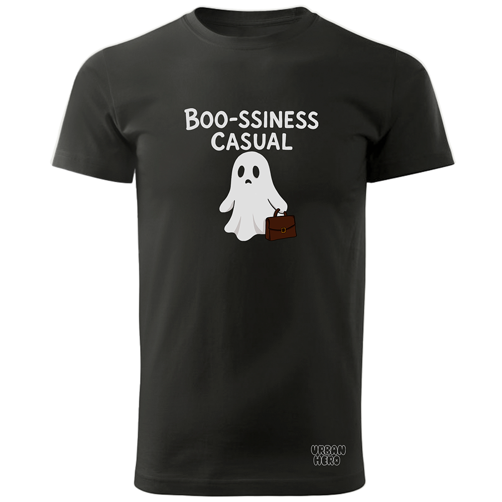 Czarna koszulka Boo-ssiness casual