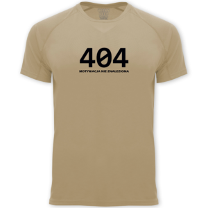 beżowa koszulka sportowa 404