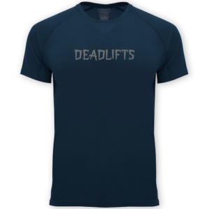 granatowa koszulka sportowa deadlifts
