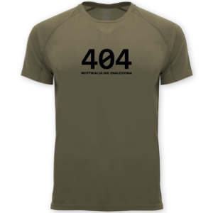 khaki koszulka sportowa 404